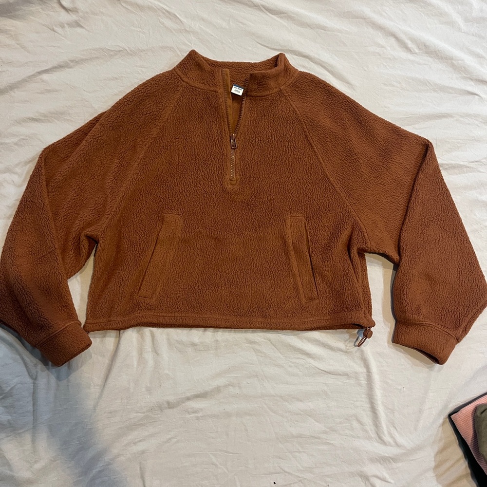 Old Navy Brown Half-Zip Women's Sweater